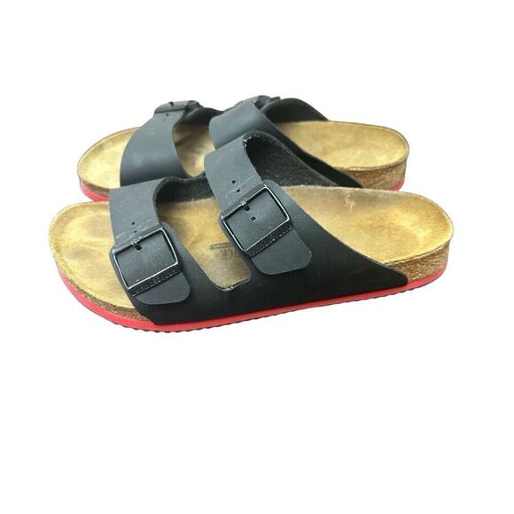 Birkenstock Arizona Birko-Flor Super Grip Black Sz 43 US 10 - Picture 1 of 9